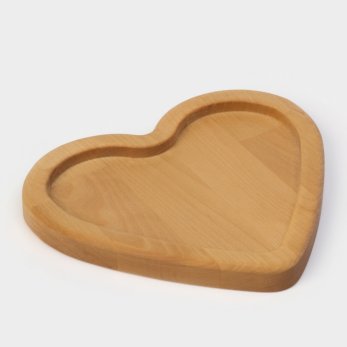 Подарочный набор деревянной посуды Adelica «Для тебя», тарелка 20×17 см, подставка под горячее и телефон, берёза Подарочный набор деревянной посуды Adelica «Для тебя», тарелка 20×17 см, подставка под горячее и телефон, берёза