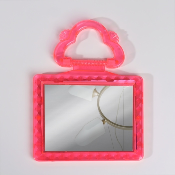 Зеркало настольное - подвесное, с рамкой под фотографию, зеркальная поверхность 11 × 9 см, цвет МИКС Зеркало настольное - подвесное, с рамкой под фотографию, зеркальная поверхность 11 × 9 см, цвет МИКС