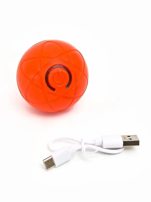 Интерактивная игрушка для собак &laquo;Гравитационный мяч&raquo;, 5.5 см, оранжевая