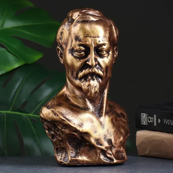 Бюст &laquo;Дзержинского Ф.Э.&raquo;, фигурка полистоун, под бронзу, 17&times;24 см