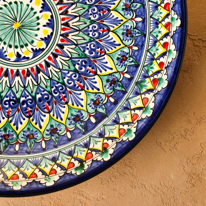 Ляган круглый Риштанская Керамика, 41см Ляган круглый Риштанская Керамика, 41см