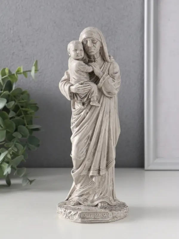 Фигура «Мать Тереза», 21×8×7.5 см, серая