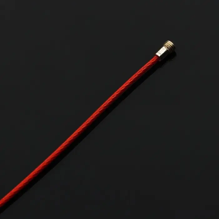 Брелок для ключей TORSO, стальной трос, 15 см, красный