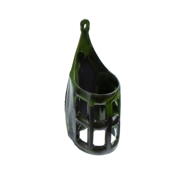 Груз-кормушка пластиковая X-FEEDER PL CAMO CAGE M, цвет камо, 80 г, 40 мл Груз-кормушка пластиковая X-FEEDER PL CAMO CAGE M, цвет камо, 80 г, 40 мл