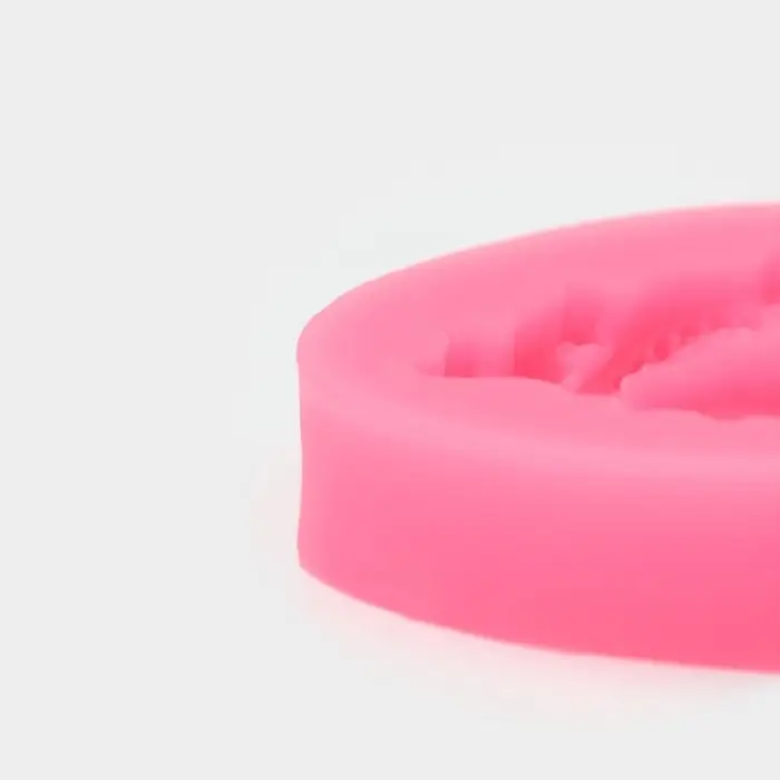 Молд для заливки «Драгоценный камень», силикон, 6×4,3 см, розовый