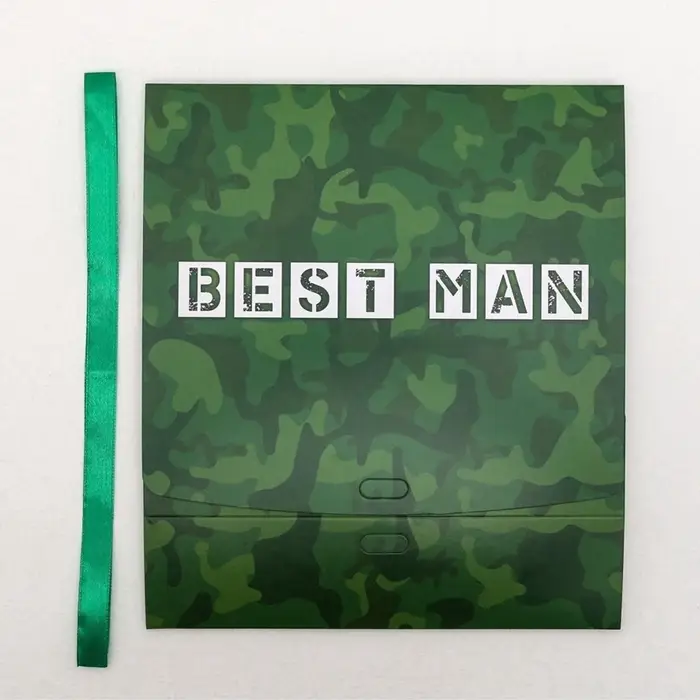Коробка подарочная, упаковка, &laquo;Best man&raquo;, 31&times;24.5&times;8 см