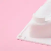 Форма для муссовых десертов и выпечки Доляна «Листочек», силикон, 29,5×17×3,2 см, 6 ячеек (8,7×5,5 см), цвет белый