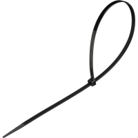 Стяжка (хомут) 350 мм x 4,8 мм,Bigtech BT-CT-350-48-B,нейлон,черн,100 шт/уп
