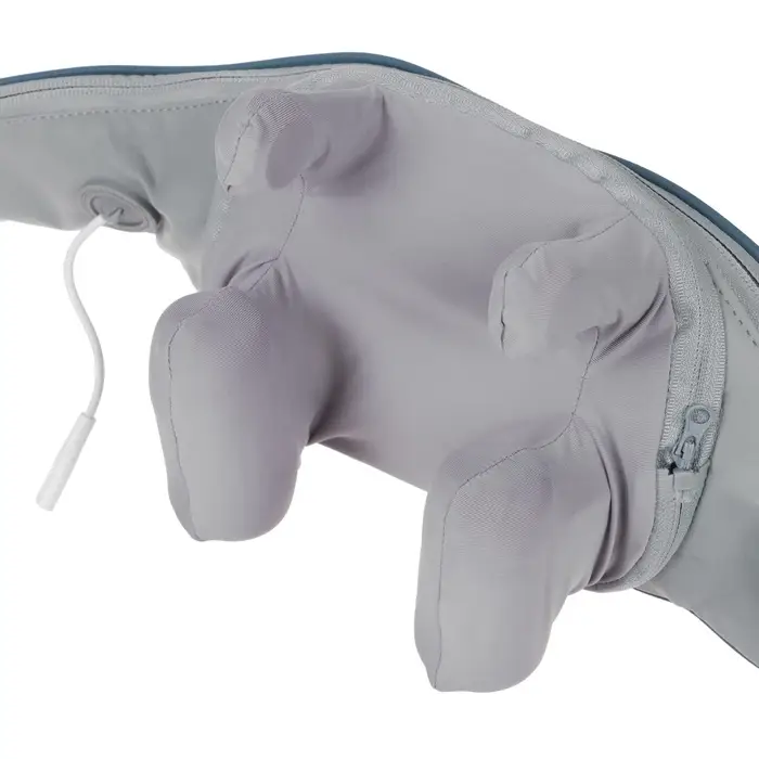 Массажёр для спины и шеи LEM-29, наплечный, ИК подогрев, серый