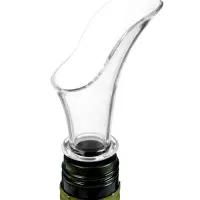 Набор сомелье электрический LSH-04, пробка, аэратор, штопор, от батареек, чёрный