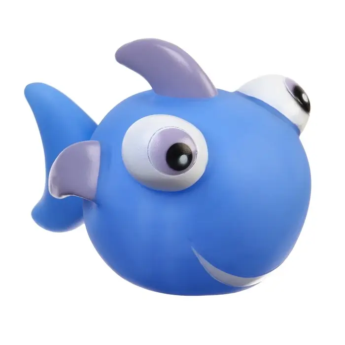 Резиновая игрушка для ванны Крошка Я &laquo;Рыбка лупоглазик&raquo;, 11 см, с пищалкой, виды МИКС