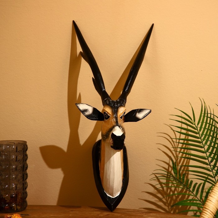 Панно настенное  Панно настенное "Газель" албезия 30х20х40 см