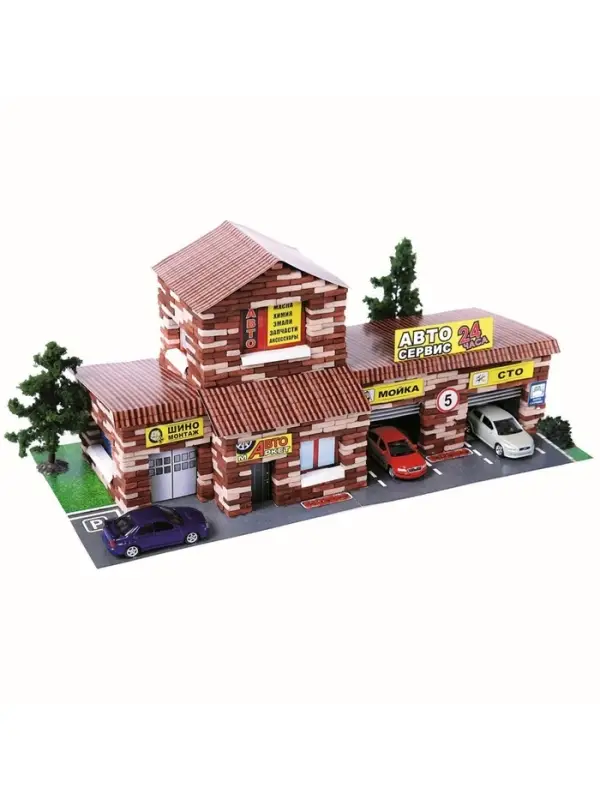 Конструктор из кирпичиков Архитектурное моделирование &laquo;СТО&raquo;, 1240 деталей