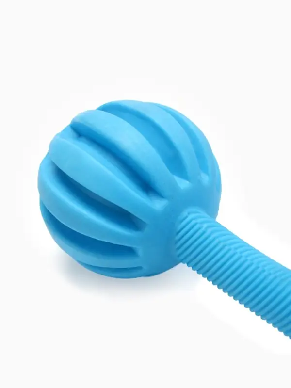 Жевательная игрушка для собак &laquo;Силач&raquo;, 15 см, TPR, голубая