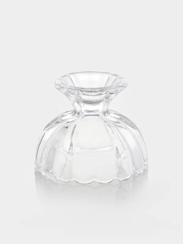 Набор креманок &laquo;Забота&raquo;, 130 мл, 38&times;9.5&times;7.5 см, 4 шт., стекло, прозрачный