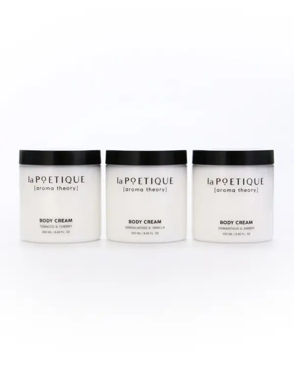 Крем для рук и тела парфюмированный laPOETIQUE, 250 мл, аромат османтус и амбра