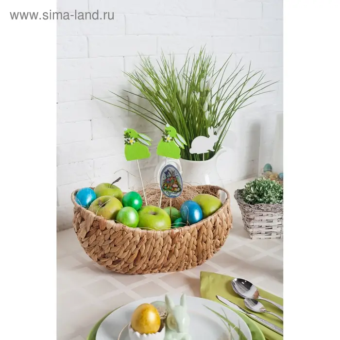 Топпер-декор «Кролик с цветочком» Топпер-декор «Кролик с цветочком»