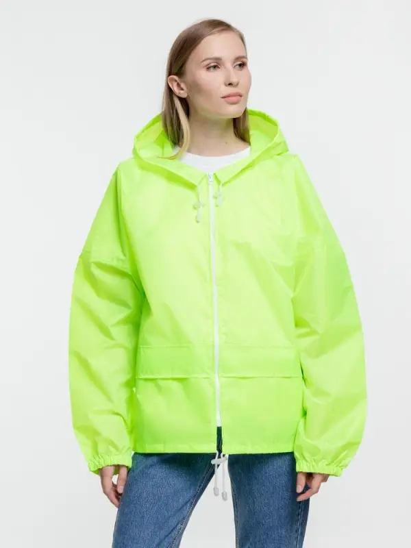 Дождевик Kivach Promo, желтый неон, размер S