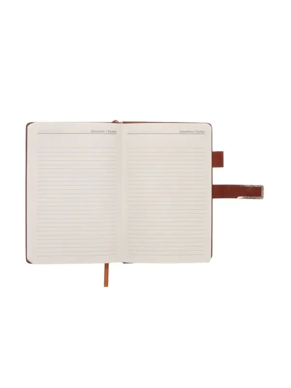 Ежедневник недатированный формат А5, с хлястиком, 128л, линия, пвх, Коричневый Ежедневник недатированный формат А5, с хлястиком, 128л, линия, пвх, Коричневый