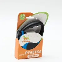 Рулетка &laquo;Зарница&raquo;, 3 м, до 11.5 кг, чёрная, синяя