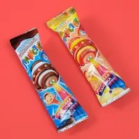 Карамель "Лучистик" на неоновой палочке, двойной вкус, 10 г