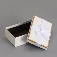 Набор подарочных коробок 3 в 1, прямоугольные, молочный, 23&times;16&times;9.5; 21&times;14&times;8; 19&times;12&times;6.5 см