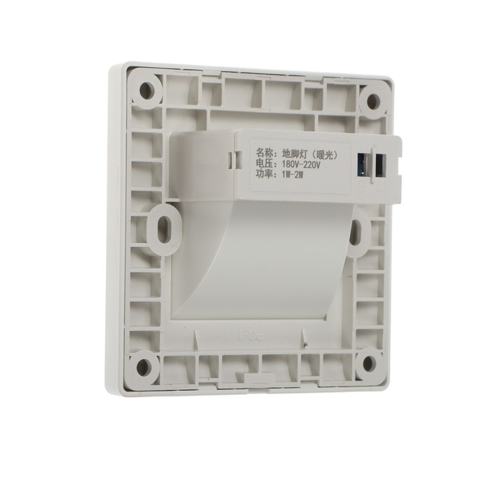 Встраиваемый светильник, для лестницы, 1,5 Вт, 60 Лм, 3000К, IP20, 220 В, т-белый свет