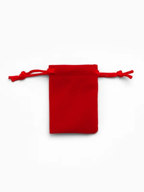 Набор мешочков подарочных 50шт. бархатный &laquo;Классика&raquo;, 5&times;7, цвет красный (1145888)