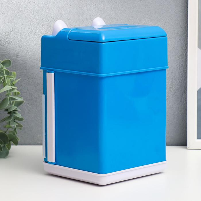 Копилка пластик для монет и купюр "Сейф - Кит" кодовый замок, звук 3АА 20,5х13х12 см