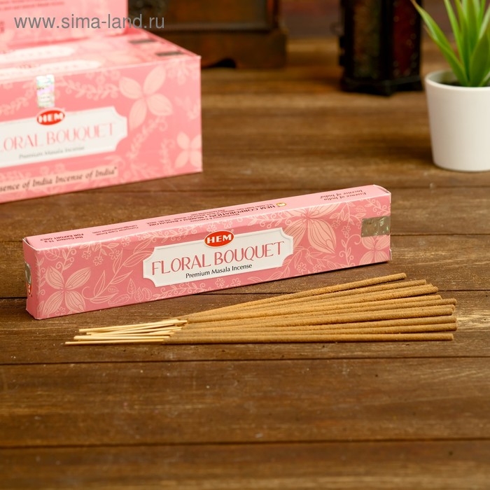 Благовония Благовония "HEM" 15 гр. Масала Цветочный букет