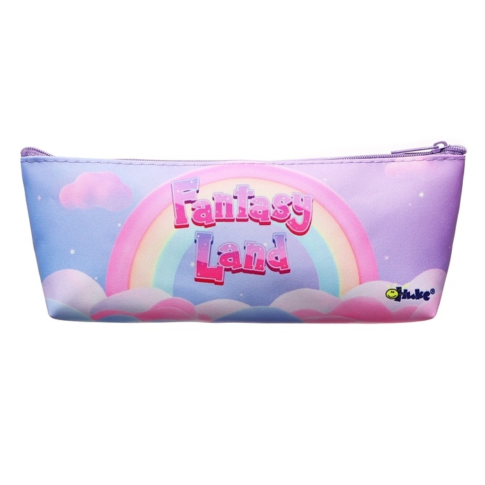 Пенал мягкий, 1 отделение, 80 х 190(225) х 40 мм, объёмный, ПМО 32-20, Пенал мягкий, 1 отделение, 80 х 190(225) х 40 мм, объёмный, ПМО 32-20, "Зефирная единорожка" 71625