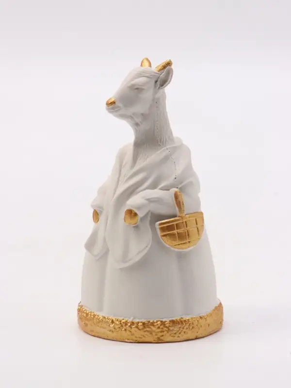 Фигурка декоративная &laquo;Коза Виолетта&raquo;, 10&times;5 см, белая