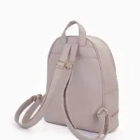 Рюкзак женский на молнии, с карманом, размер 27&times;13.5&times;33 см, бежевый