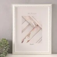 Фоторамка для фото 30&times;40 см &laquo;МИРАМ&raquo;, пластик, белый, (пластиковый экран)