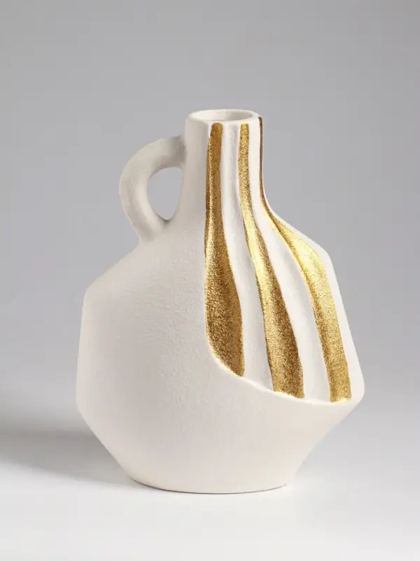 Ваза для цветов &laquo;Оделис&raquo;, 21.5&times;16 см, керамика, белая