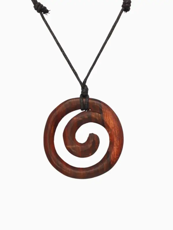 Кулон &laquo;Спираль&raquo;, дерево соно