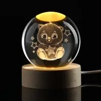 Светильник ночник &laquo;Медвежонок&raquo;, d=6 см