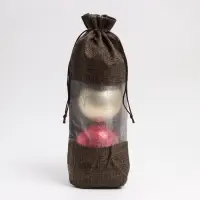 Льняной мешочек для хранения украшений, подарков, трав, 15&times;30 см, набор из 3 штук