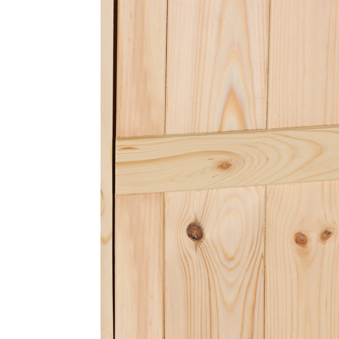 Дверной блок для бани, 170×80см, из сосны, на клиньях, массив Дверной блок для бани, 170×80см, из сосны, на клиньях, массив