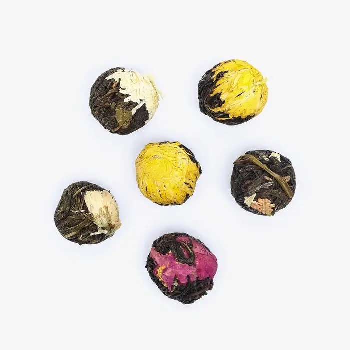 Китайский связанный зеленый чай, 50 г (+ - 5 г), 6 шт. Китайский связанный зеленый чай, 50 г (+ - 5 г), 6 шт.