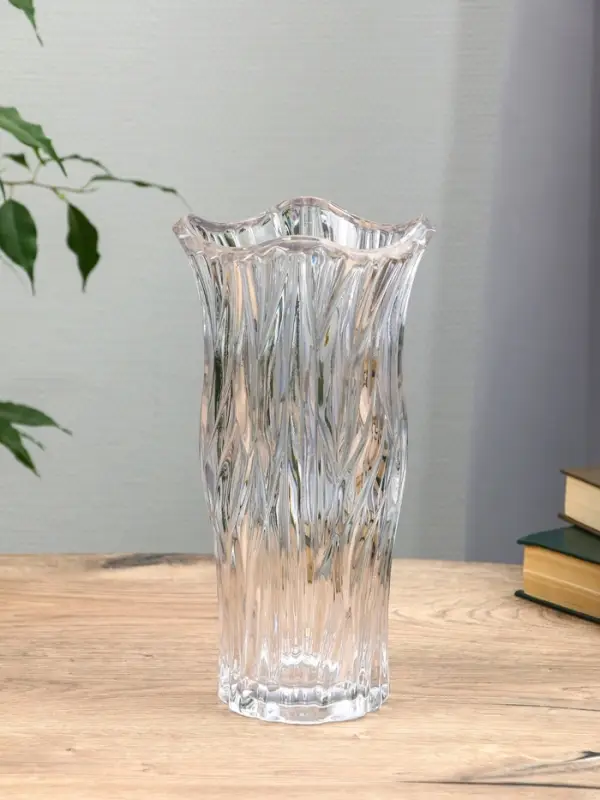 Ваза стекло настольная  Ваза стекло настольная "Мюриель" 27х13,5 см, прозрачный