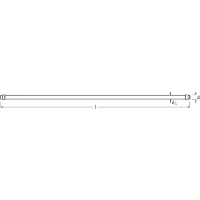 Лампа светодиодная OSRAM ST8B-0.6M 9W/830 230VAC DE 4058075377462