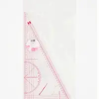 Лекало портновское метрическое &laquo;Треугольник&raquo;, 20.5&times;11 см, s=0.5 мм, прозрачное