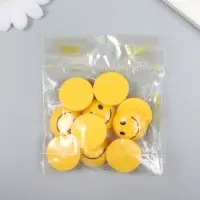 Декор для творчества пластик "Смайл" 0,9х2,3х2,3 см Декор для творчества пластик "Смайл" 0,9х2,3х2,3 см