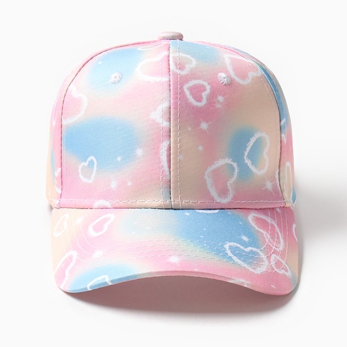 Кепка для девочек MINAKU Кепка для девочек MINAKU "Сердечки", р-р 52