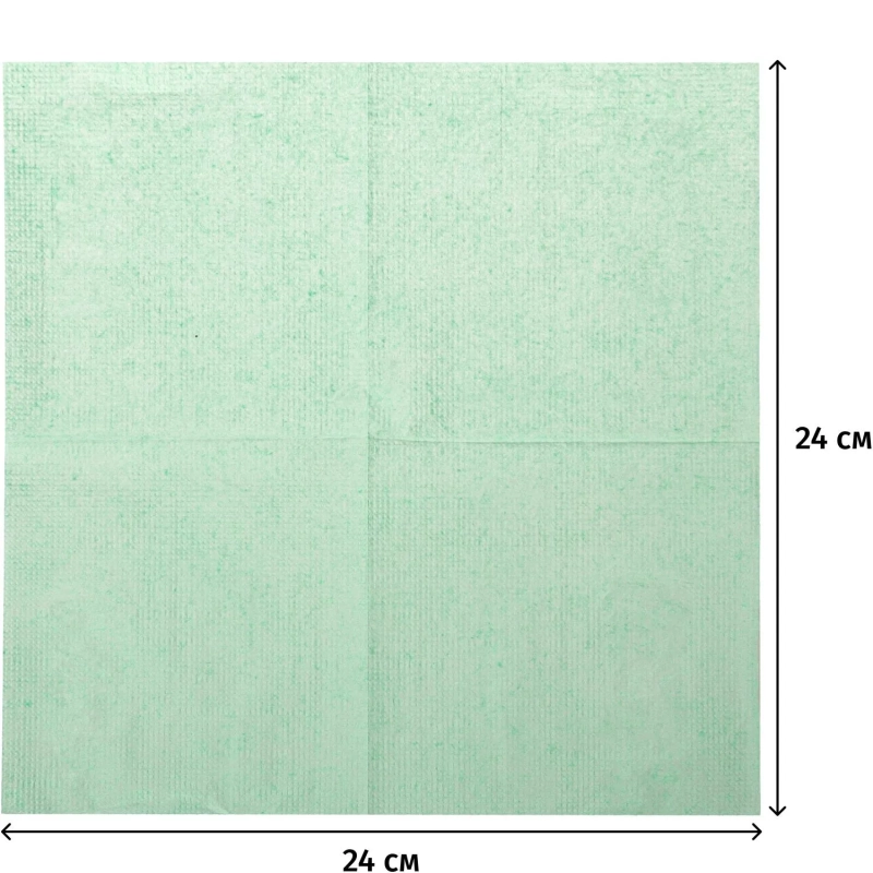 Салфетки бумажные Luscan Profi Pack 1сл24х24пастель салатовые 400 шт/уп