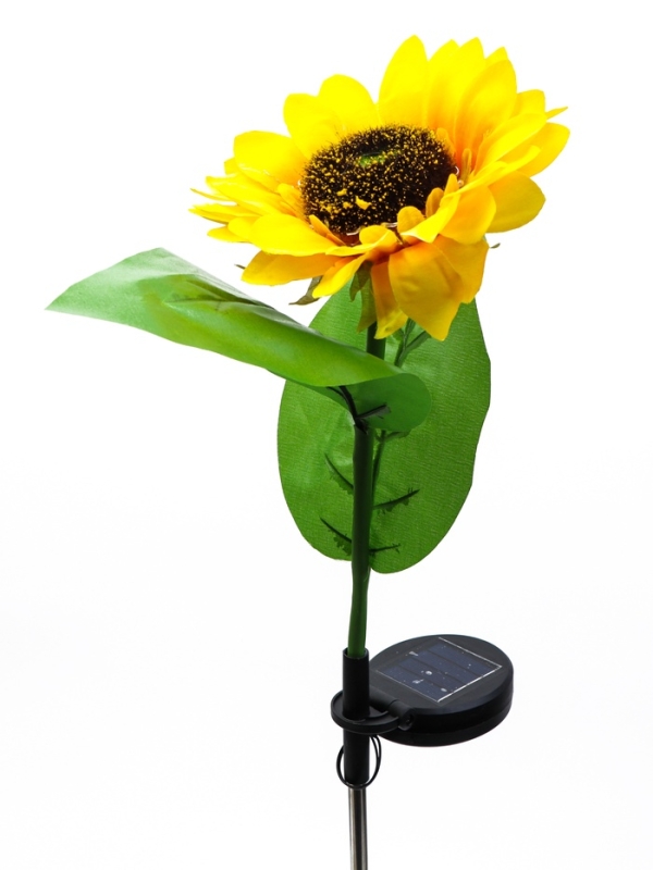 Штекер с подсветкой  Штекер с подсветкой "Подсолнух" 15х5см/65см