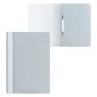 Набор папок-скоросшивателей А4, 5 штук, Calligrata, 180 мкм, с прозрачным верхом, серый