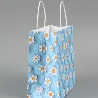 Пакет подарочный &laquo;Ромашки&raquo;, 22 х 22 х 11 см