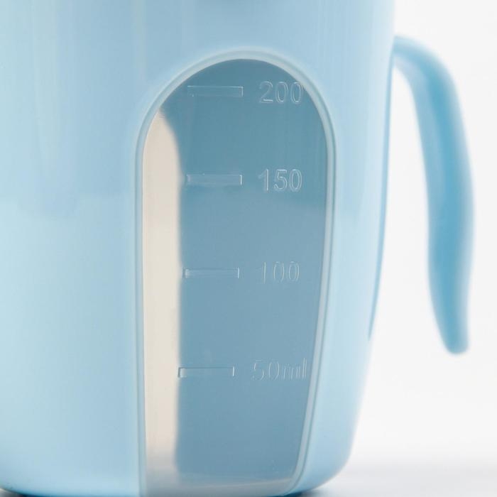 Поильник детский с твёрдым носиком «Protect Me», 200 мл., с ручками, цвет голубой Поильник детский с твёрдым носиком «Protect Me», 200 мл., с ручками, цвет голубой